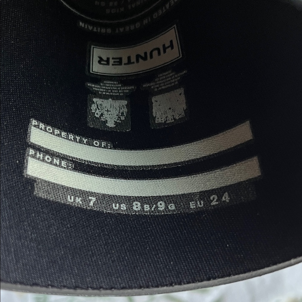 Hunter Junior Original Black Waterproof Boots - Picture 5 of 7